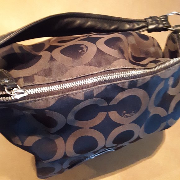 Coach Kristin Op Art Sateen Large Hobo bag - Picture 3 of 9